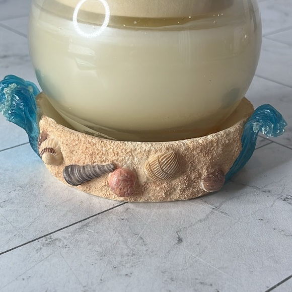 NWT Canopy Club Sailor Bear Candle with Topper Waves Starfish New Box Gift - Picture 3 of 8